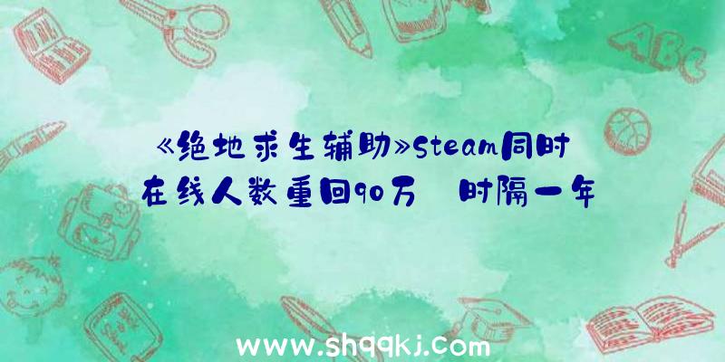 《绝地求生辅助》Steam同时在线人数重回90万